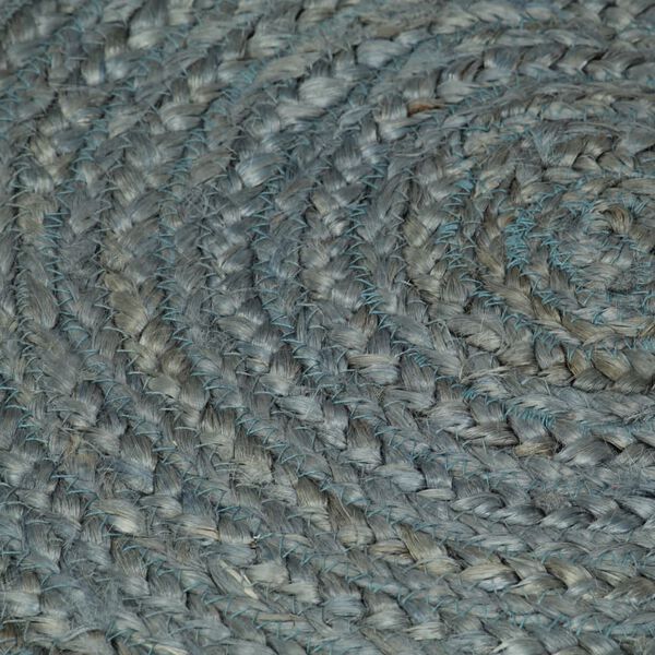 vidaXL Handmade Rug Jute Round 180 cm Olive Green