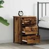 vidaXL Bedside Cabinet Brown 40 x 36 x 60 cm Solid Reclaim Wood