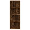 vidaXL Highboard Smoked Oak 45x41x124 cm Engineered Wood