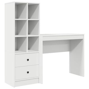 vidaXL Desk White 135.5 x 40 x 127 cm 2 pcs