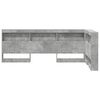 vidaXL Storage Headboard Concrete Grey 80 cm Engineered Wood