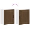 vidaXL Kitchen Wall Cabinets 2 pcs&nbsp;Porto Brown Oak Engineered Wood