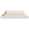 vidaXL Bed Frame White 140 x 190 cm Solid Pine Wood