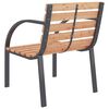 vidaXL Garden Chairs 2 pcs Wood