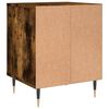 vidaXL Bedside Cabinets 2 pcs Smoked Oak 40x35x50 cm Engineered Wood