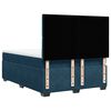 vidaXL Box Spring Bed with Mattress Blue 140x190 cm Velvet