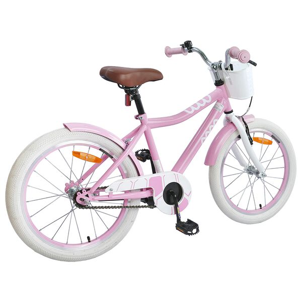 vidaXL Kids Bike 18'' for 5-7 Years Old Light Pink