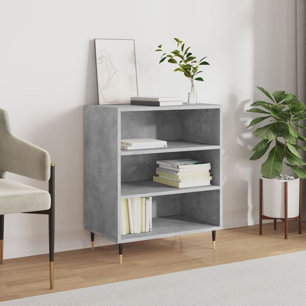 vidaXL Sideboard Concrete Grey 57x35x70 cm Engineered Wood