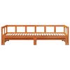 vidaXL Daybed without Mattress Wax Brown 90x190 cm Solid Wood Pine