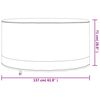 vidaXL Garden Furniture Covers 2 pcs Ø 157x71 cm 600D Oxford Fabric