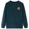 vidaXL Kids'Sweatshirt Moss Green 140