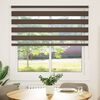 vidaXL Zebra Blind 120 x 175 cm Coffee