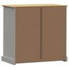 vidaXL Chest of Drawers VIGO Grey 80x40x76 cm Solid Wood Pine