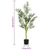 vidaXL Artificial Olive Tree 450 Leaves 120 cm Green