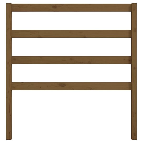 vidaXL Bed Headboard Honey Brown 96x4x100 cm Solid Wood Pine