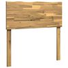 vidaXL Live Edge Headboard ROSTOCK White 100 cm Solid Acacia Wood