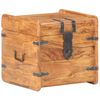 vidaXL Chest 40x40x40 cm Solid Acacia Wood