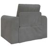 vidaXL Folding Sofa Bed Dark Grey 98 x 71 x 83 cm Velvet