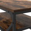 vidaXL Coffee Table Smoked Oak 90 x 50 x 40 cm