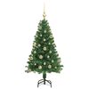 vidaXL Artificial Christmas Tree with 150 LEDs with Stand Green 120 cm
