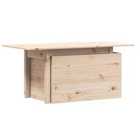 vidaXL Garden Table 100x50x75 cm Solid Wood Pine
