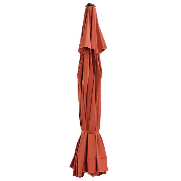 vidaXL Replacement Fabric for Outdoor Parasol Terracotta 500 cm