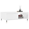 vidaXL Coffee Table High Gloss White 90x60x35 cm Engineered Wood