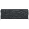 vidaXL Furniture Cover Plain Black 220 x 110 x 70 cm 420D