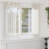 vidaXL Voile Curtains with Grommets 2 pcs Cream 140x175 cm