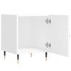 vidaXL Bedside Cabinets 2 pcs White 40x40x50 cm Engineered Wood