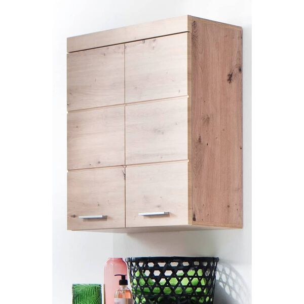 Trendteam Bath Wall Cabinet Amanda Knotty Oak