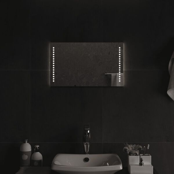 vidaXL LED Bathroom Mirror 30x50 cm