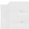 vidaXL Bed Frame without Mattress "Zadar" White 80x200 cm Faux Leather