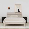 vidaXL Bedside Cabinets 2 pcs Black 40x34x55 cm Solid Wood Pine