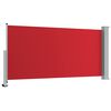 vidaXL Patio Retractable Side Awning 120x300 cm Red