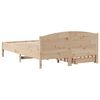 vidaXL Bed Frame without Mattress 140x200 cm Solid Wood Pine