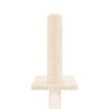 vidaXL Floor to Ceiling Cat Tree Cream 250.5-276.5 cm