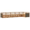 vidaXL Outdoor Sofa Set 6 pcs Natural Solid Acacia Wood
