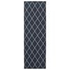 vidaXL Rug Runner ORIZ 1150 gsm Black Diamond Pattern