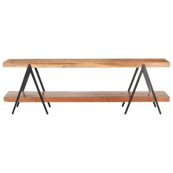 vidaXL TV Cabinet 160x40x50 cm Solid Acacia Wood