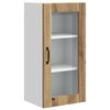 vidaXL Kitchen Cabinet with Shelf 2 pcs Artisan Oak 40 x 31 x 80 cm