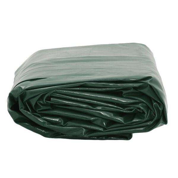 vidaXL Tarpaulin Green 5x6 m 650 g/m&sup2;