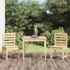 vidaXL 3 Piece Garden Bistro Set Solid Wood Pine