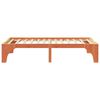vidaXL Bed Frame Brown 75 x 190 cm Solid Pine Wood