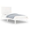 vidaXL Bed Frame without Mattress White 90x200 cm Solid Wood Pine