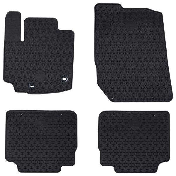 vidaXL Car Mat 4 pcs Black suitable for Suzuki S-CROSS 2022- Rubber