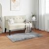 vidaXL Faux Sheepskin Rug Tafalla Grey 60 x 110 cm Polyester