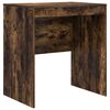 vidaXL Desk with Drawer 2 pcs Smoked Oak