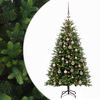 vidaXL Artificial Christmas Tree with Bauble 120 cm 150 LEDs