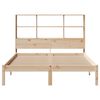 vidaXL Bookcase Bed without Mattress 160x200 cm Solid Wood Pine
